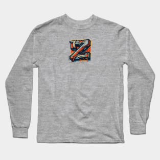 Letter Z design graffity style Long Sleeve T-Shirt